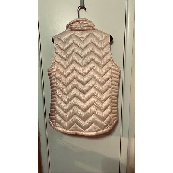 Calvin Klein Premium Down Puffer Zip Up Vest SZ XL Pink - Picture 7 of 10